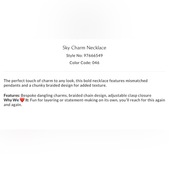 NWT Free People Sky Charm Necklace in Turquoise Green Gold New - Picture 4 of 5